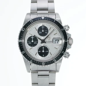 TUDOR Chronotime early model antique kamaboko case 94210 Silver/Black/Noir m... - Bild 1 von 4