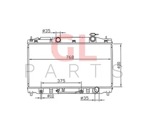 FOR LEXUS ES350 2007-2012 Radiator Engine Cooling 16400AD010 New - Picture 1 of 5