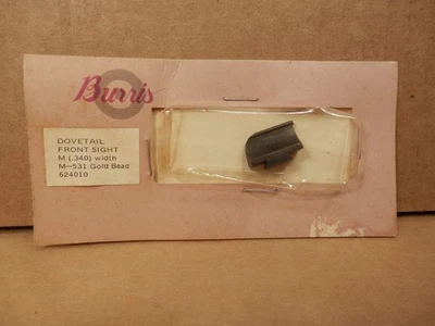 Mira frontal vintage NOS Burris cola de milano "Gold Bead" Foto 1 de 3