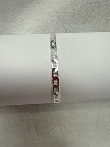 New 8” Flat Marina Italian 925 Sterling Silver 2mm Bracelet/Anklet - Picture 1 of 5
