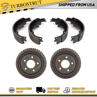 Rear OE Brake Drums and Brake Shoes Kit For 1978 1979 Buick Century Regal 3.2L - Image 1 of 4