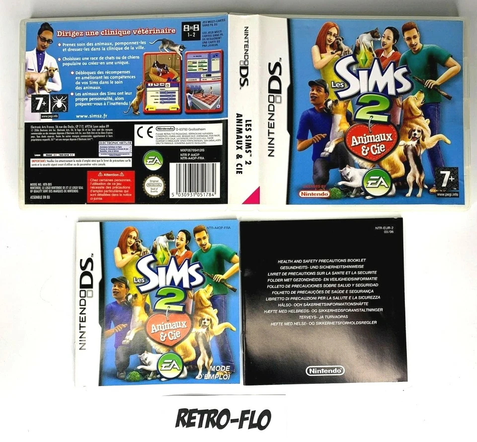 The Sims 2 - Box + Manual - Nintendo DS - [ No Game ] - Image 1 of 1