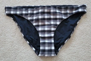 NWT Seafolly Portofino Hipster Pant BIkini Bottom Size US 4 AUs 8 Black White - Picture 1 of 8