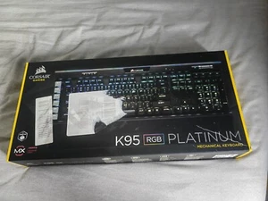 corsair k95 rgb platinum Cherry mx RGB USED Slightly damaged box - Picture 1 of 2