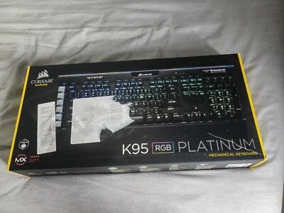 corsair k95 rgb platinum Cherry mx RGB USED Slightly damaged box - Image 1 of 2