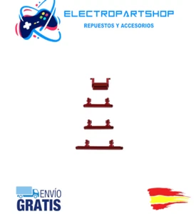 JUEGO DE BOTONES LATERALES EMBELLECEDOR POWER Y VOLUMEN PARA IPHONE XR ROJO - Imagen 1 de 1