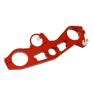 Red Fork Bridge Yoke Upper Triple Tree Clamp For KAWASAKI Ninja ZX6R 2009-2012 - Picture 1 of 7