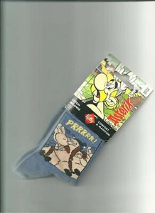 Obelix blue socks Children's size Made in France Official Asterix product - Picture 1 of 1