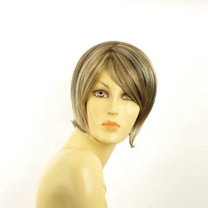 Perruque femme courte blond clair méché cuivré chocolat ALINE 15613H4 - Imagen 1 de 9