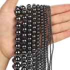AAA Natural Hematite Round Smooth Beads, Star Quality Hematite Beads 4mm to 12mm