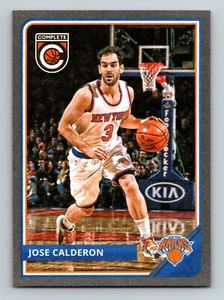2015-16 Panini Complete Basketball Silver #136 Jose Calderon New York Knicks - Picture 1 of 2