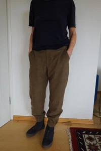 Damen Hose BOSS 34% Viskose+PE ocker Flanell Gr. 42 - Bild 1 von 4