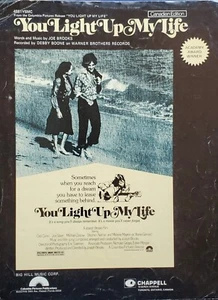 Debbie Boone You Light Up My Life Piano Guitar Vocal Sheet Music g4 - Picture 1 of 2