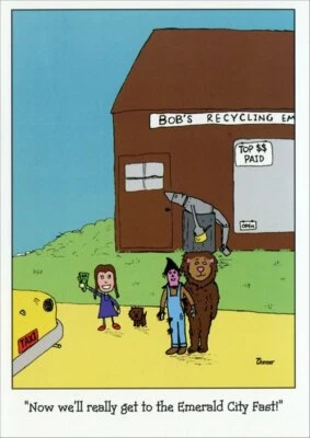 Oz - Funny Friendship Card - Greeting Card by Curiosities Greeting Cards