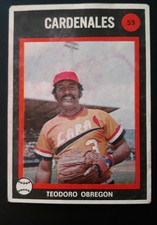 1973 Venezuelan Winter League Sticker Chico Obregon #59
