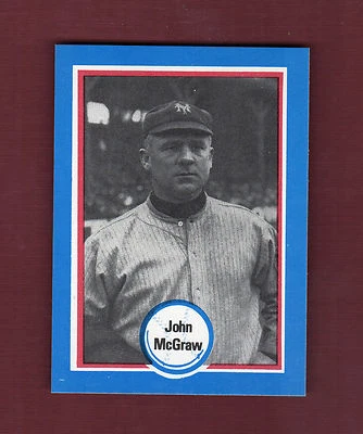 #11 JOHN McGRAW, Gigantes ~ Shakeys Pizza HOF/Baseball's Greatest Players serie Foto 1 de 2