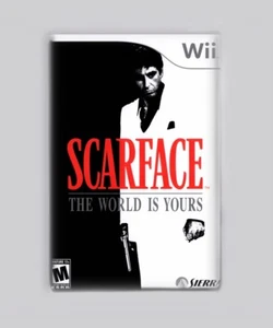 SCARFACE THE WORLD IS YOUR / NINTENDO WII - IMÁN NEVERA 2"x3" (juego retro - Imagen 1 de 3