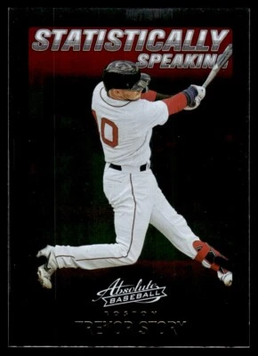2022 Panini Absolute Statistically Speaking Trevor Story - Boston Red Sox #SS-9 - Image 1 of 2
