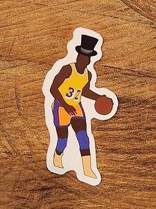 SMALL Magic Johnson Ervin Sticker LA Lakers NBA Basketball Laptop StickerThermos