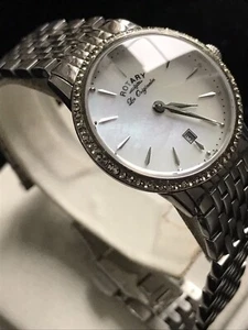 Reloj Kensington suizo genuino giratorio Les Originales MOP LB90050/41 para dama - Imagen 1 de 14