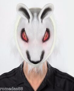 White Fox Halloween Funny Scary Costume Party Mask