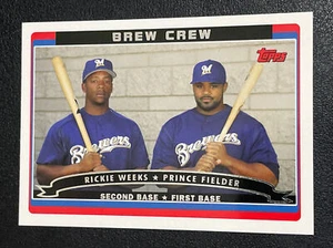 2006 Topps PRINCE FIELDER / RICKIE WEEKS Brew Crew #653 - Picture 1 of 1