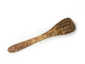 AramediA Olive Wood Spatula Decorative & Functional Spoon (11.75" x 2.5" x 0.3") - Picture 1 of 2