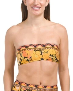 Sunshine 79 Bikini Top Flow Pow Bandeau Bra Swimsuit Top Sz 8 Floral NWT - Picture 1 of 7