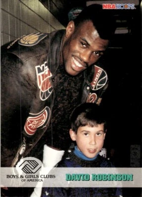 1993-94 NBA Hoops Basketball Card David Robinson San Antonio Spurs #291 - Image 1 of 2