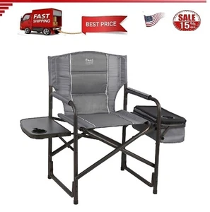 Silla de Camping Mesa Auxiliar Refrigerador Bolsa Malla Bolsillo Compacto Exterior Plegable Césped - Imagen 1 de 9