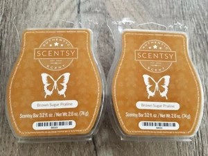 Lot of 2 Packs of SCENTSY Bars ~ BROWN SUGAR PRALINE ~ NEW  - Picture 1 of 1