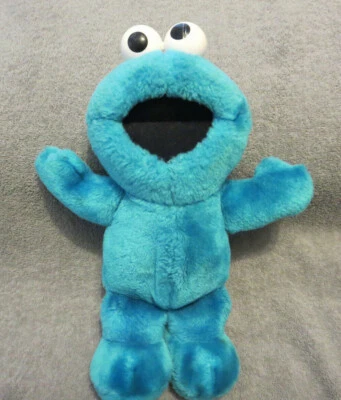  Talking Laughing Cookie Monster Sesame Street Tyco Vintage 12" Foto 1 de 4