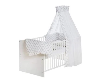 Schardt 13 410 1/764 Kinder-Bettgarnitur 4 tlg., Circle Star grau - Bild 1 von 1