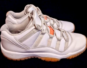 Nike Air Jordan 11 Low Bright Citrus Sneakers Shoes Sz 8.5Y - Picture 1 of 7