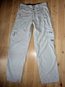 Vintage QUICKSILVER Surfer Baggy 90er Skater Hose Gr.S hellgrau - Bild 1 von 6