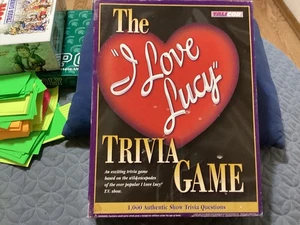 I LOVE LUCY TRIVIA BOARD GAME, COMPLETE, 1998, TALICOR,ETHEL,RICKY/ FREE POSTAGE - Picture 1 of 15