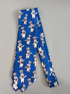 Corbata Pillsbury Doughboy NUNCA USADA 100% Poliéster - Imagen 1 de 3