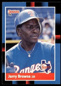 1988 Donruss Jerry Browne Texas Rangers #408 - Picture 1 of 2