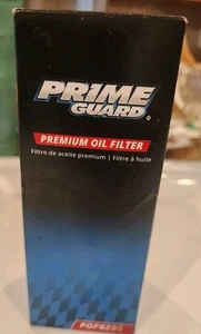 The image shows a box for a Prime Guard Premium Oil Filter, model POF6295 - Picture 1 of 1