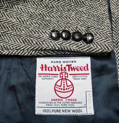 Vintage Harris Tweed all worsted handwoven classic hunting jacket blazer 46R - Image 1 of 4