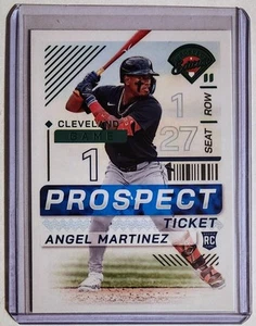 Angel Martinez ROOKIE Green Ticket Holo #32 2024 Panini Prospect Edition - Bild 1 von 6
