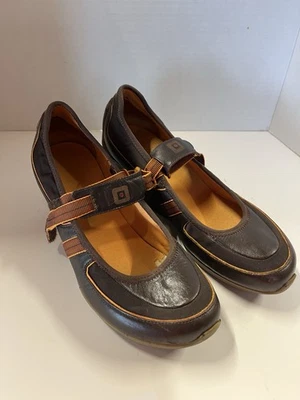 Zapatos para mujer Tsubo Mary Jane Jane’s tacón de cuña talla 8 correa marrón Foto 1 de 4