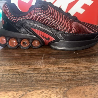 Nike Air Max Dn 7y Big Kids' Shoes (Black/Black/Bright Crimson/Black) FB8987 006 - Image 1 of 4