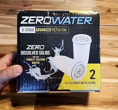 Zero Water 5 Stage Advanced Filtration 2 Pack Filters ZR-017 - New, Open Box - Image 1 of 3