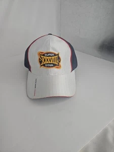 2004 Superbowl 38 Reebok White Clothback Hat - Picture 1 of 5