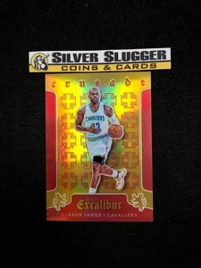 2015-16 LeBron James Panini Excalibur Crusade rojo/amarillo/149 #10 Cavaliers - Imagen 1 de 2