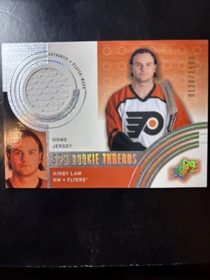2001-02 SPx #146 Kirby Law Home Jersey #/1500 RC Flyers - Image 1 of 4