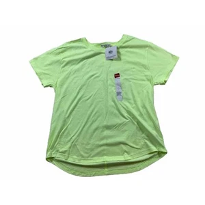 Hanes Originals Mens Large Solar Ice Green Tee Shirt - Picture 1 of 5