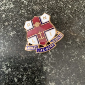 Vintage Pin Badge For RNLI Ladies Life-boat Guild 1940/50s - Picture 1 of 3