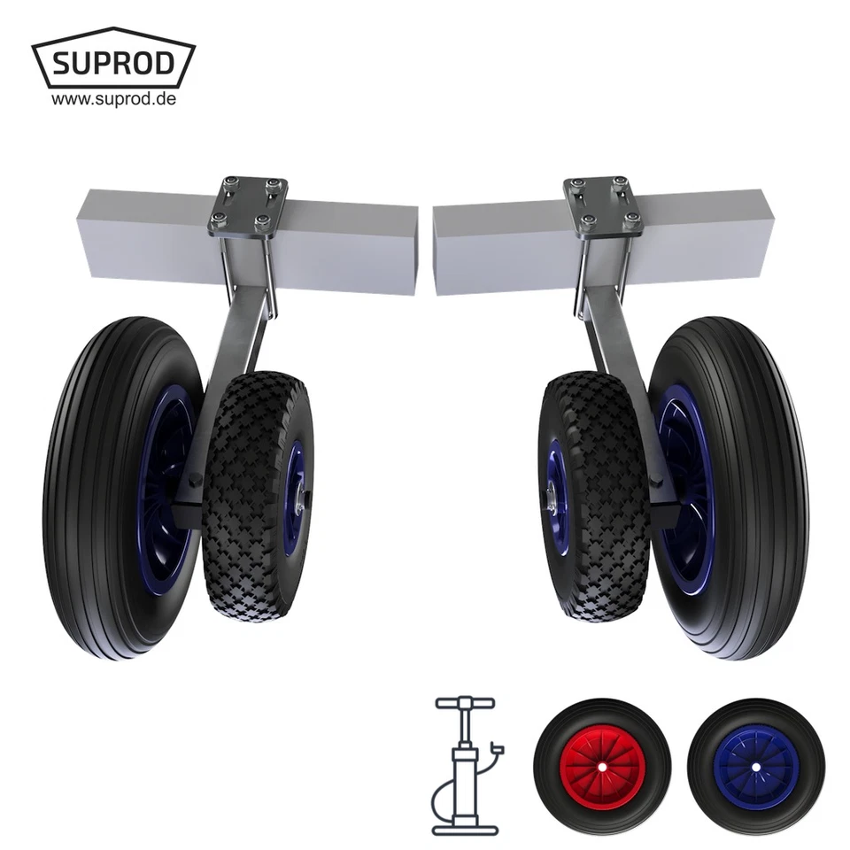 SUPROD 1 Paar Zentrierhilfe Zentriereinrichtung Sliphilfe Boot Trailer Luftreifen